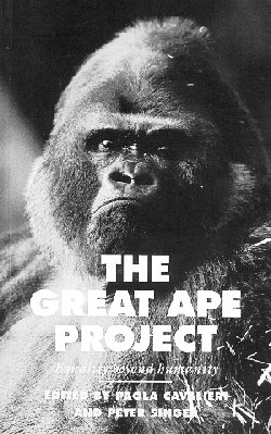 Cover of the UK Edition of 'The Great Ape Project'